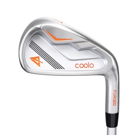COOLO Graphite Golf Irons, Provide More Speed and Control, Beginner/High Handicap/Seniors/Ladies, Reduced Strain on Elbows and Wrists, Right&Left Handed.(Men, #P, Left)