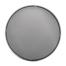 X AUTOHAUX Universal 6" Car Speaker Grills Cover Mesh Round 6 Inch Audio Speaker Subwoofer Guard Protector Case Iron Plating Silver Tone Black - Pack of 1