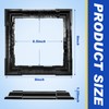 Thyle 12 Pcs 6 x 6 Inches Vinyl Post Sleeve