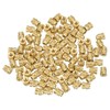 PATIKIL M3 Threaded Inserts M3x6x5mm, 100 Pcs Brass Heat Set