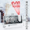 DollaTek Radio projection alarm clock LED large screen display temperature