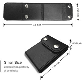 CYWQ 2PCS Seat Belt Adjuster, Auto Shoulder Neck Protector Locking Clip Covers,Vehicle Belt Positioner, Car Accessories