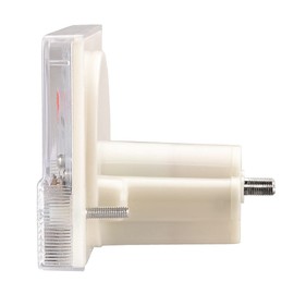 Heschen 85C1-300μA Rectangle Panel Mounted Current Meter Ammeter Tester DC 0-300 μA Class 2.5 White