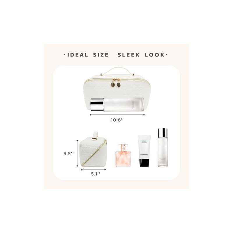 Bolsas de maquillaje de viaje, 04-Blanco, Moda