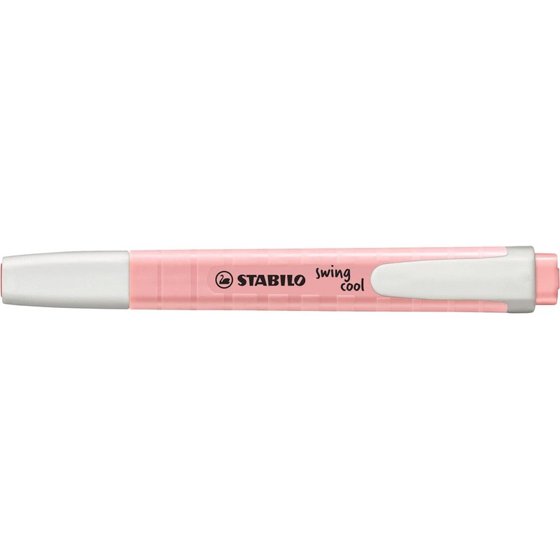 STABILO Set of 3 Pastel Swing Highlighters - Rose Soupçon