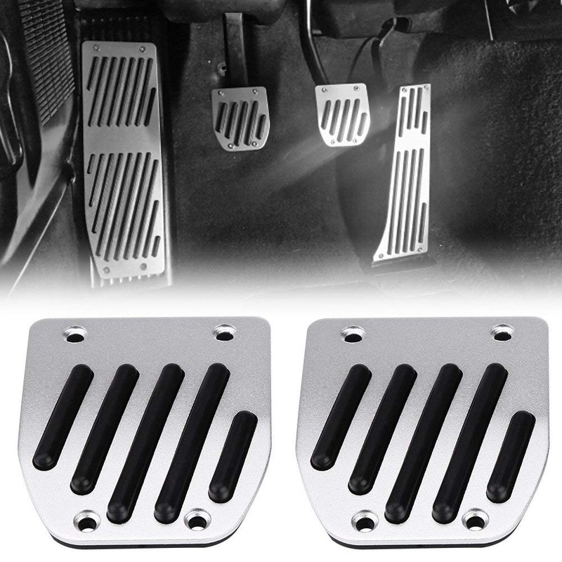 EVGATSAUTO Set of 4 Car Foot Pedal Pads for 1