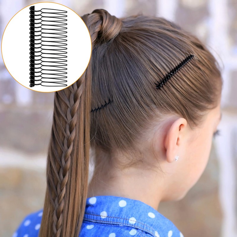 ANCIRS 6 Pack Hair Finishing Fixer Comb, U Shape Hair