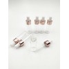 YYNGJCK 15Packs 1ml Sample Glass Dropper Bottles for Essential Oils,