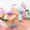 BAZIC Mini Stapler w/ 500 Staples, Standard (26/6) Pastel Color,