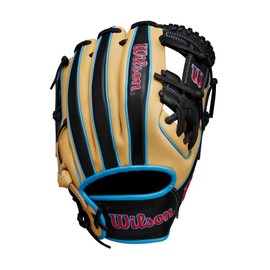Wilson Fall 2024 A1000® 1786 11.5” Infield Baseball Glove - Blonde/Black/Cool Blue, Right Hand Throw
