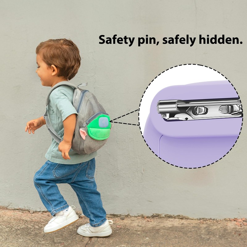 Silicone Case for Tile Mate 2024/2022 with Safety Pin, 2
