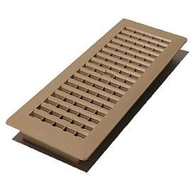 Decor Grates PL414-TA Floor Register, 4 x 14-Inch, Taupe