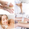 VireEyU Bamboo Wooden Body Brush Set – 2 Pieces Dry