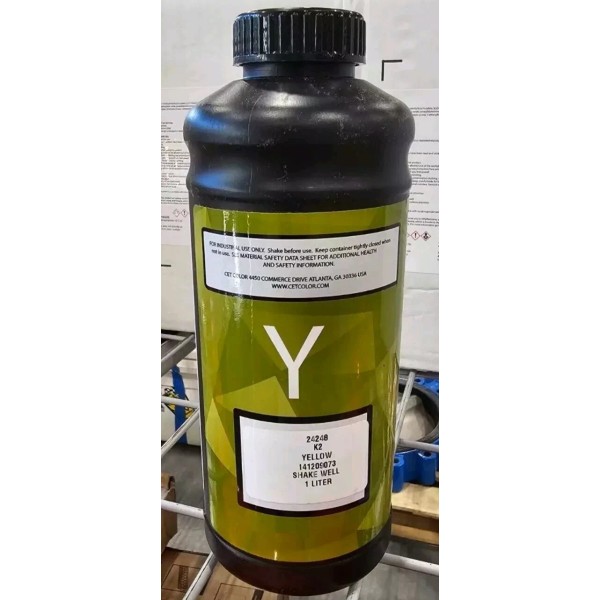 CET Color Adherent Yellow Series Ink 1 Liter Bottle ADH-01-01