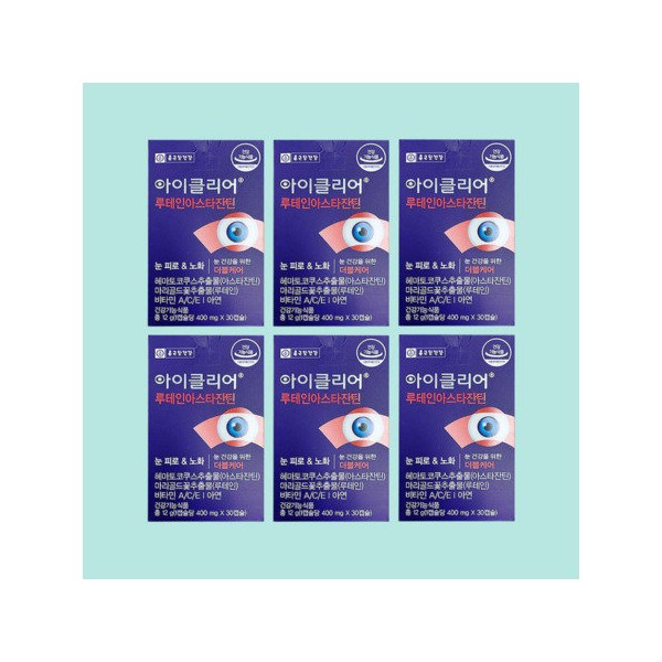 iClear Lutein Astaxanthin 6ea 6 months / 아이클리어 루테인아스타잔틴 6개