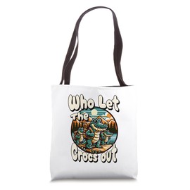 Who Let The Crocs Out Hiking Backpack Gator Croc Trekking Tote Bag