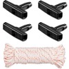 JEYORZY 5 x Pull Starter Pull Rope Lawn Mower Starter