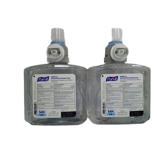 GOJO 7753-02 PURELL Healthcare Hand Sanitizer, Foam, Shape, (Pack of 2)