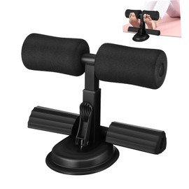 FOYTOKI Adjustable Sit Up Bar for Abs Fitness Auxiliary Equipment with Suction Cups Core Exercise Device for Home Workouts Sit Up Bench Assistant for Ab Training