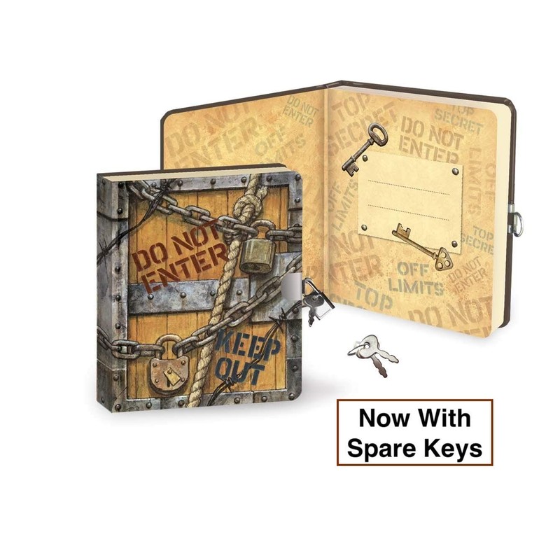 Peaceable Kingdom Kids Diary With Lock and Key Now with