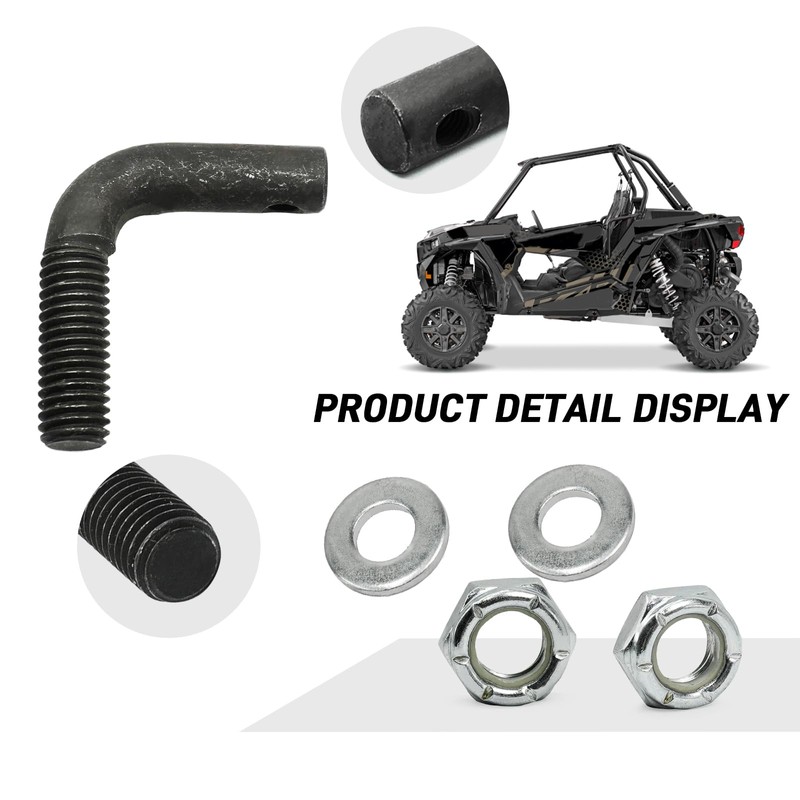 GOLKNHA 6PCS RZR Tree Kickers Mounting Hardware,L Bolts Kit Compatible