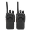 2pcs Walkie Talkie for Baofeng BF‑888H 400‑470MHz 16CH USB Charging