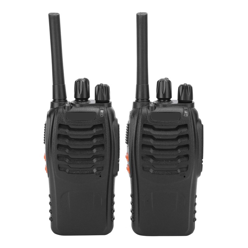 2pcs Walkie Talkie for Baofeng BF‑888H 400‑470MHz 16CH USB Charging