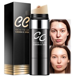 CC Cream Foundation Stick For Full Coverage, Color Correction & Concealer, Lightweight & Waterproof Makeup For Natural Glow, Covers Blemishes & Redness