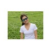 AXE Sunglasses, Clip-on Type, UV Protection, Polarized Lens, Silver, AS-3PCS