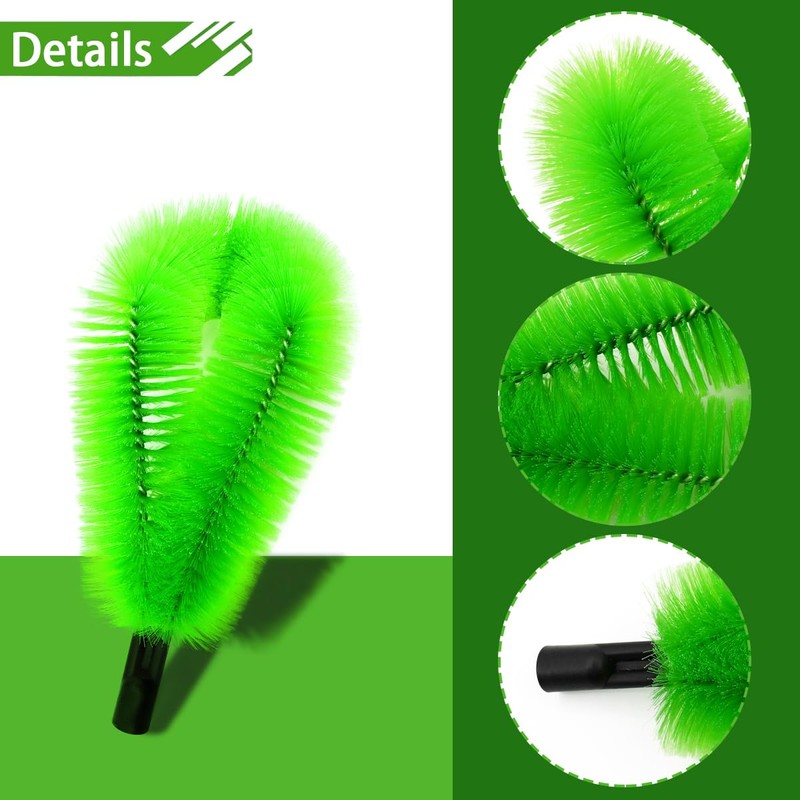2 Pcs Gutter Cleaning Brush Roofing Tool Rain Gutter Guard
