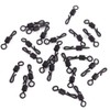 Dilwe Quick Change Swivels, 25pcs Q-shaped Fishing Tackle Quick Change