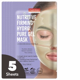 Purederm Nutritive Firming Hydro Pure Gel Mask (5 Pack) Hydrogel Face Mask for Firming & Elastic Skin