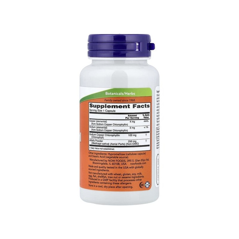NOW Foods, Chlorophyll, 90 Capsules / NOW Foods (나우푸드), 엽록소,