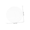 CIYODO 5pcs Transparent Acrylic Circles Smooth Edge Acrylic Discs for