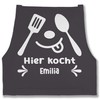 Geschenk mit Namen personalisiert by Shirtracer - Apron - Cooking