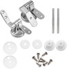 1 Set Zinc Alloy Toilet Seat Lid Hinge Adjustable Replacement