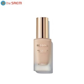 THE SAEM Eco Soul Vegan Silk Glam Foundation 30ml, Shade:23 Natural Beige