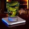 Set of 4 Square Light Up Drink Coasters with Pressure