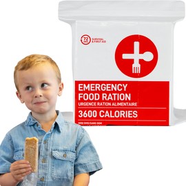 72HRS Food Ration Bar Emergency Rations (1 PACK), 3600 Calories for 72 Hours, 5 Year Shelf Life Emergency Kit for Bug Out Bag Backpack for Survival Kits Supplies and Emergency Food Supply