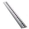 Airline Rail with Drilled Semicircular Shapes, Cargo Securing Lashing Rail