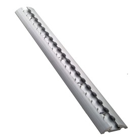Airline Rail with Drilled Semicircular Shapes, Cargo Securing Lashing Rail made of Aluminium with 20 mm Hole 0.5 1 2 4 6 10 12 Metre