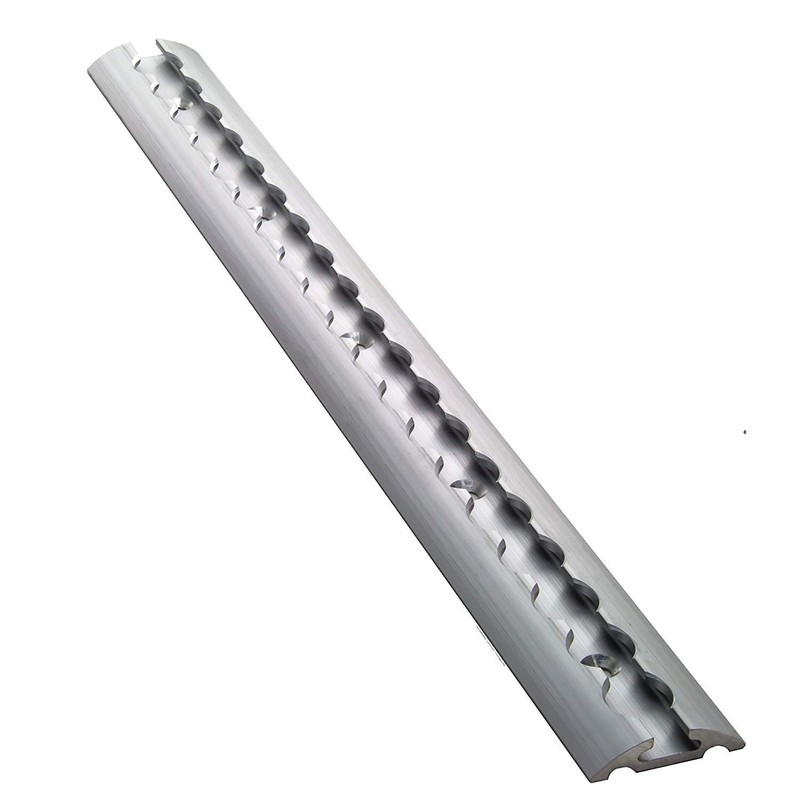 Airline Rail with Drilled Semicircular Shapes, Cargo Securing Lashing Rail