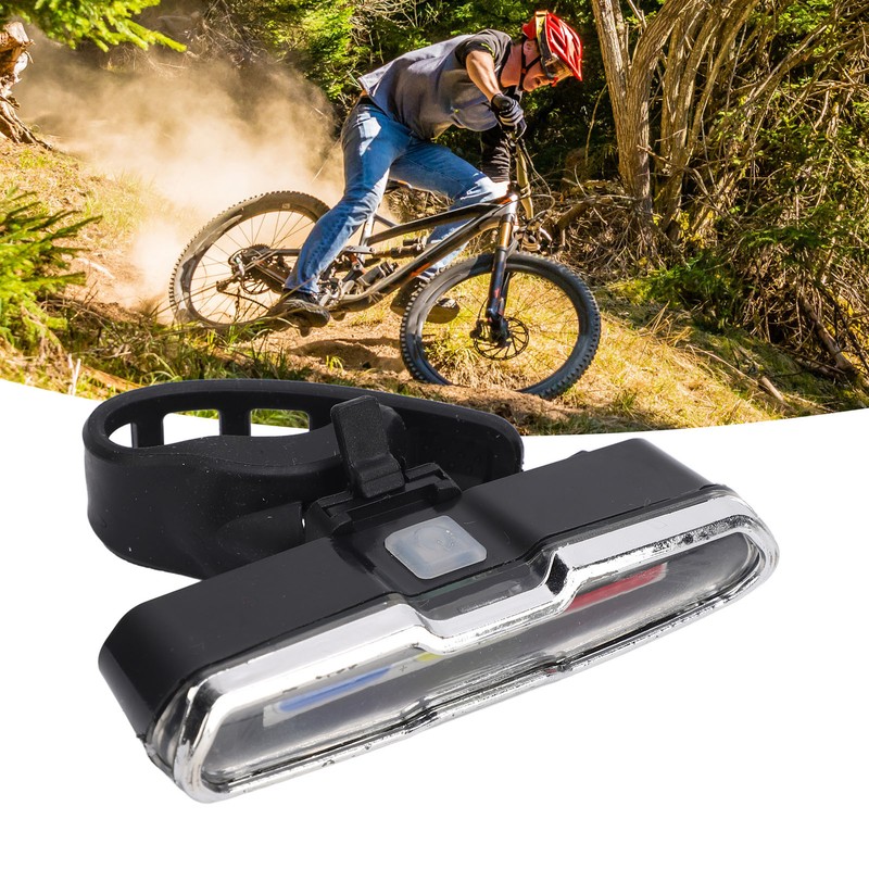 Bike Tail Light 3 Colors Waterproof USB Rechargeable Bike Rear
