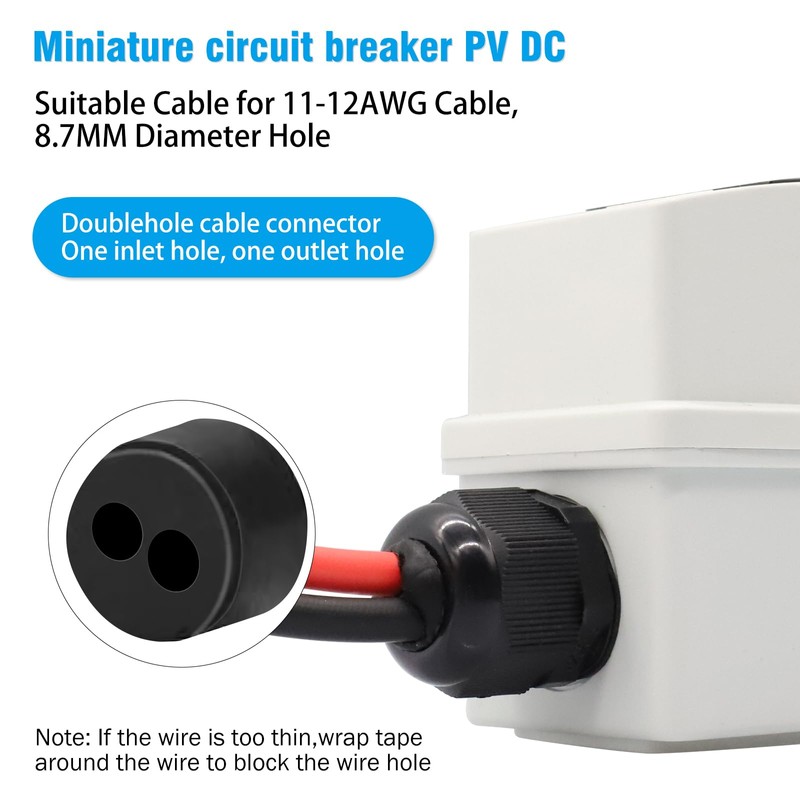 DC Isolator Switch PV System, Circuit Breaker PV DC, PV
