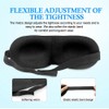 2X 3D Soft Sleeping Eye Mask Memory Foam Padded Shade