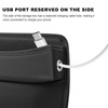 DXNQ Large Capacity Car Seat Gap Filler Organizer, Leather Car