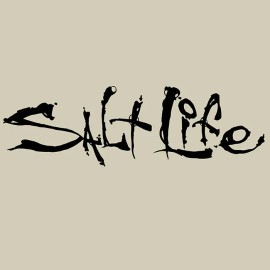 Salt Life Decal - 12" Medium Surface Mount Sticker - Signature - Black SAD930