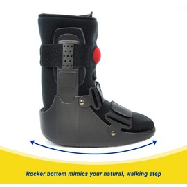Air CAM Walker Fracture Orthopedic Boot Short - Complete Medical Recovery, Protection, Healing and Boot - Toe Foot or Ankle Injuries, Fractures, Sprains by Brace Direct