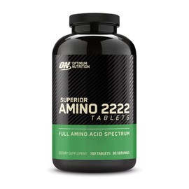 Optimum Nutrition Optimum Nutrition Superior Amino 2222 Tablets, Complete Essential Amino Acids, EAAs, 160 Count