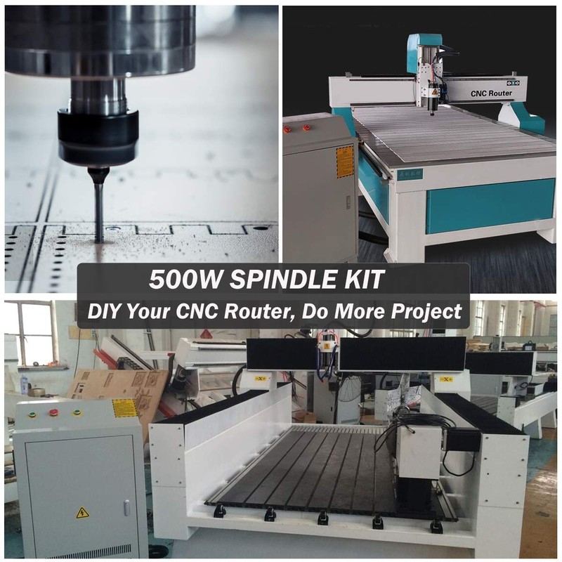 CNC Spindle, MYSWEETY 500W Air Cooled 0.5kw Milling Motor and